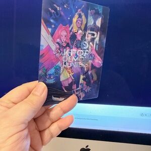 K-pop demon hunters movie 3D sticker card